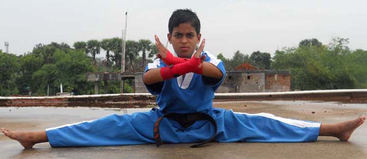 File photo of Orissa kickboxer Divya Mohan Pradhan
